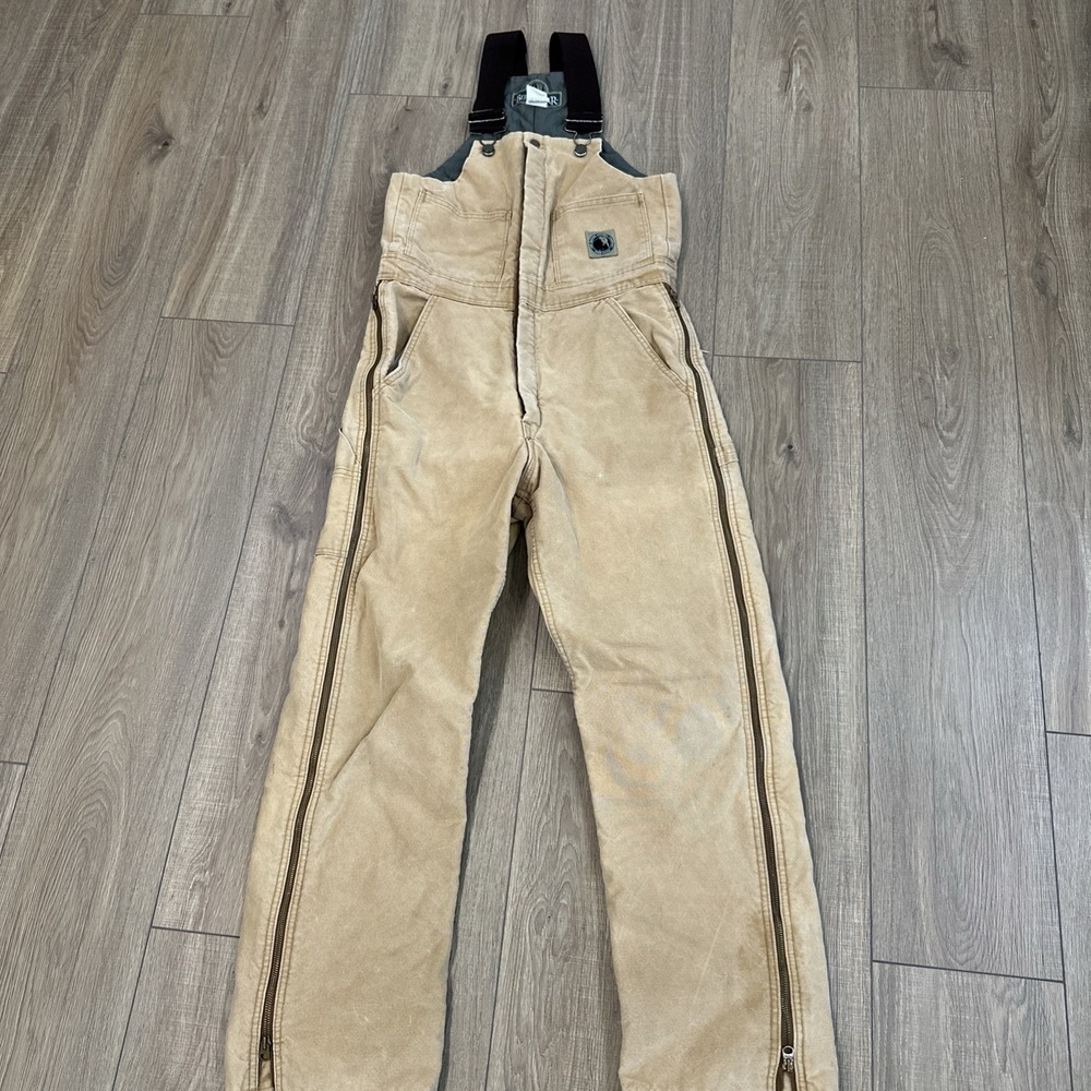 BERCOWEAR Overalls Bib Heavy Canvas Men's Sz Small 36-38 EUC
